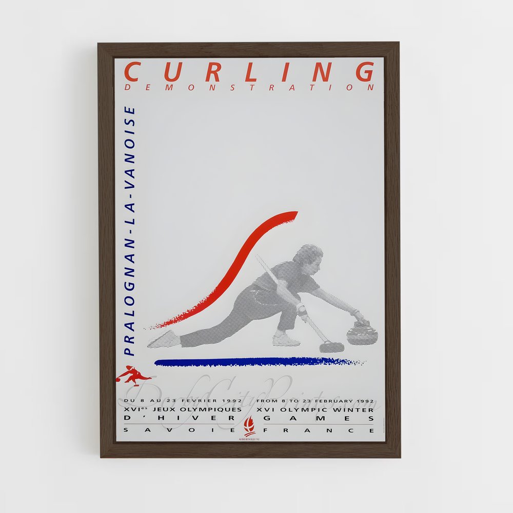 Poster Match à Albertville – affiche Jeux Olympiques (vue 5)
